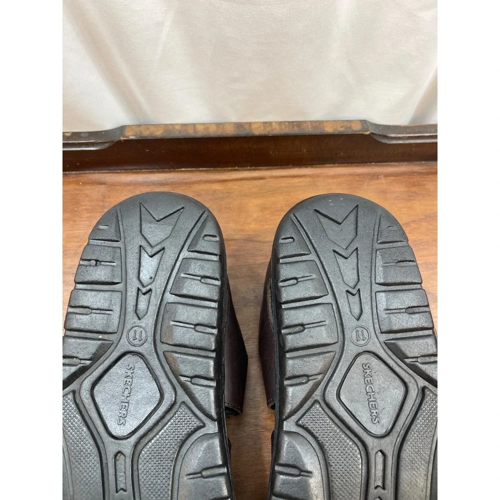 Fisherman Skechers Men's Size 11 Sandals Brown Leather Uppers Style 7411 Clean